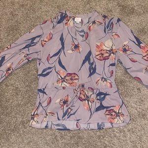 Flower print shirt